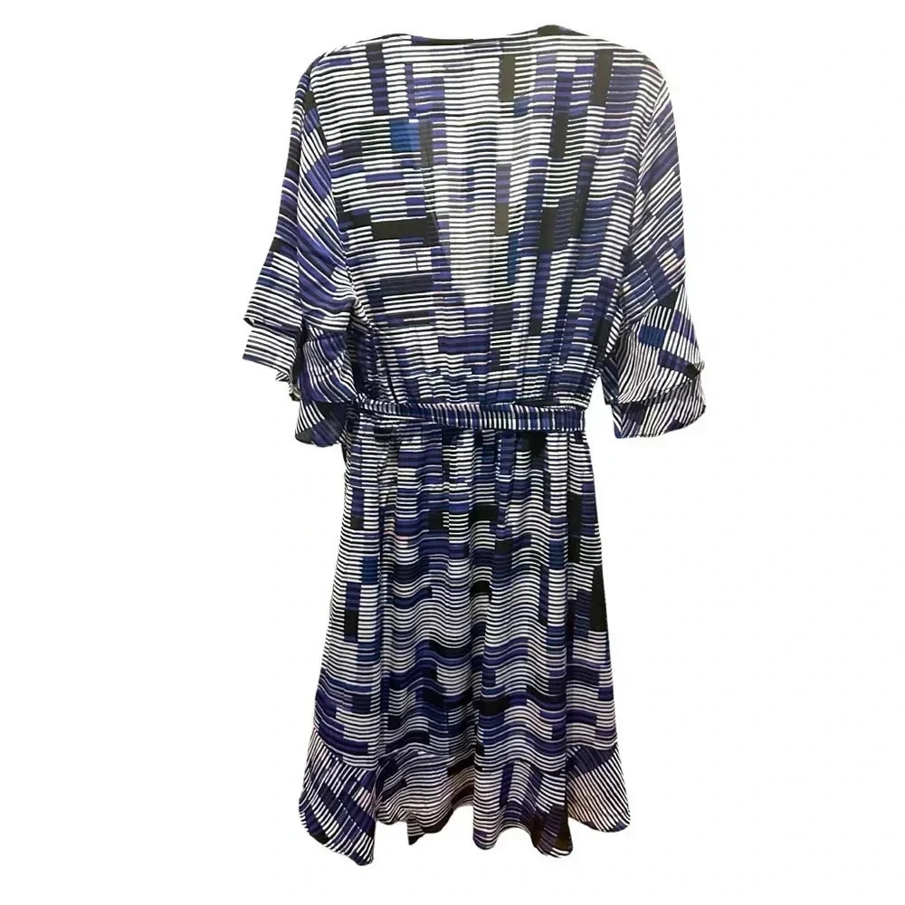 City Chic Isabela print dress size 18/M - Picture 6 of 13